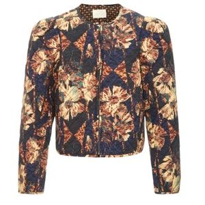 Ulla Johnson- Clarisse Quilted Jacket Navy blue